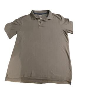 Men's Croft & Barrow Gray Polo Shirt Size Medium